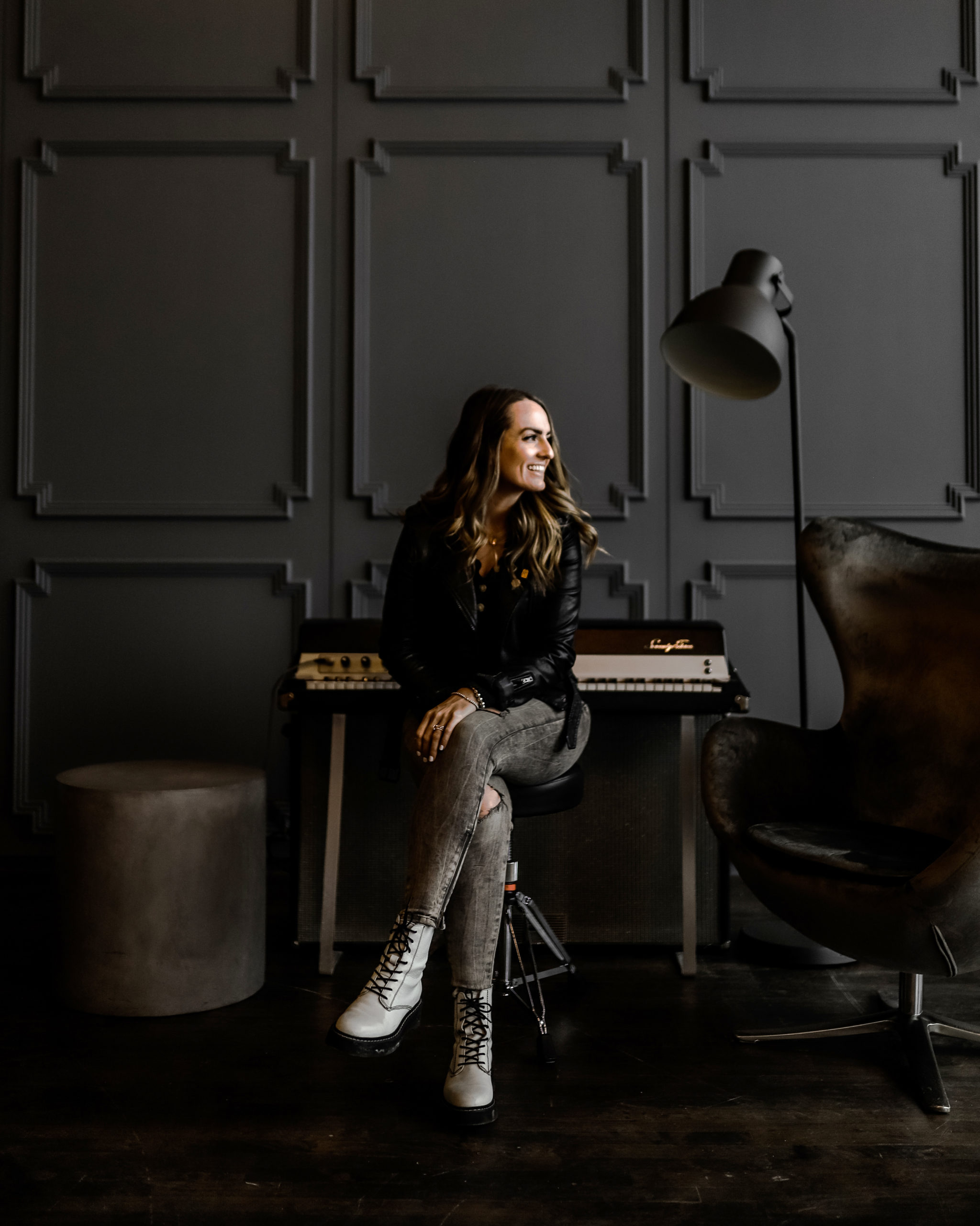 Brooke Nicholls - Promo 3 Brooke sitting at piano