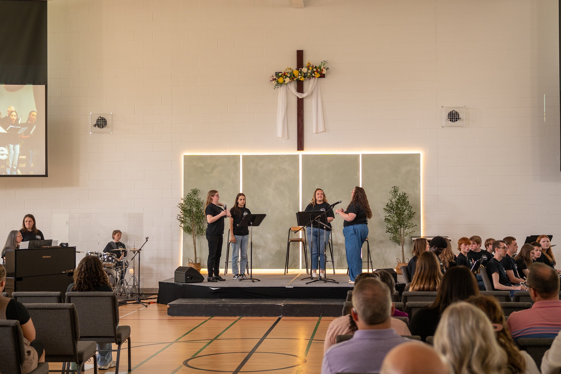 Inspire chorus performing