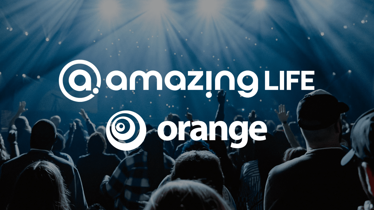 Amazing life & orange logos